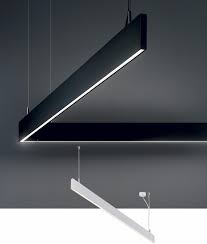 Halco lighting technologies 4 ft. Linear Led Suspended Light Linkable For A Continuous Profile Providing Up And Down Lighting
