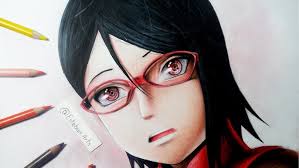 Como Dibujo a SARADA UCHIHA -Boruto Next Generations 2017