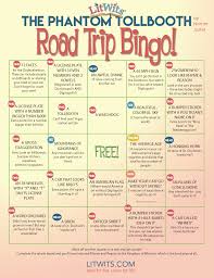Bingo At Home App Points Here S A Free Travel Bingo Game For Your Kids The Phantom Tollbooth Travel Bingo Phantom