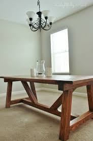 Diy Farmhouse Table Restoration Hardware Knockoff Farmhouse Dining Room Table Farmhouse Table Plans Diy Dining Table