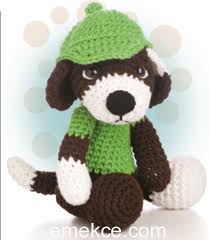 Amigurumi Sapkali Kopek Yapilisi Krose Orme Bebekler Amigurumi Modelleri