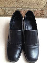 Franco Sarto Black Heels Size 9 5 M Randy Square Toe Slide On Dress Shoes Francosarto Pumpsclassics Shoes Black Heels Dress Shoes Men