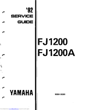 Manual covers all the topics like: Yamaha 1992 Fj1200 Manuals Manualslib