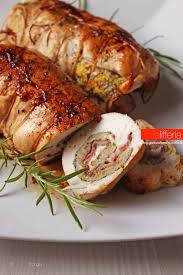 Petto di pollo al forno ripieno. Pin Su Italian Food