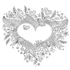 Whitepages is a residential phone book you can use to look up individuals. Coloring Page Flower Heart St Valentine S Day Coloring Page With Details Isolated On White Background Royalty Free Cliparts Vectors And Stock Illustration Image 51588693