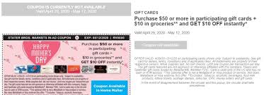 Buy stater bros gift card online. Ca Stater Bros Buy 50 Select Giftcards Get 10 Free Groceries Doctor Of Credit