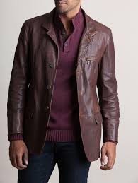 Ambskin Leather Blazer Leather Jacket Men Leather Blazer Real Leather Jacket