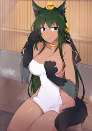 anubis (monster girl encyclopedia) drawn by myumi | Danbooru