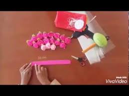 1.kain flanel 2.corong 3.benang jahit 4.kain spunbond 5.kardus. Diy Felt Roses Bouquet Cara Membuat Bunga Mawar Flanel Untuk Buket Bunga Youtube Buket Bunga Kain Flanel