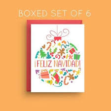 Maybe you would like to learn more about one of these? Feliz Navidad Christmas Card Boxed Set Of 6 Merry Christmas Card Christmas Cards Feliz Navidad