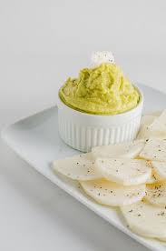 Avocado Hummus With Salt And Pepper Jicama Chips A Well Fed Life Recipe Vegetable Snacks Raw Food Recipes Healthy Low Calorie Snacks