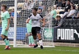 In the 1970s and 1980s, colours for home matches were white shirts with small blue or red touches (on the club badge or shirt makers insignia), blue shorts and socks that were blue, red, white or a combination of the three. Cashin Delighted To Play His Part In Derby S Friendly Win At Notts County Blog Derby County