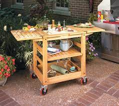 When cooking out, there never seems to be enough space for all the stuff that goes along with grilling. Patio Serving Cart Woodworking Project Woodsmith Plans