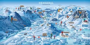 The skiing paradise of hemsedal has been named norway's best alpine resort for a number of years. Map Illustrations Reintzmap