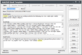 Html Formatted Emails
