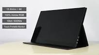 SIBOLAN 15.6inch 4K UHD Portable touchscreen Battery Monitor ...