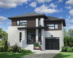 Cette Maison A Etage Est Ideale Pour Une Famille Elle Offre Une Surface Habitable De 1 Contemporary House Plans Contemporary House Contemporary House Exterior