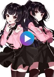 ツインズの一部であります 可愛いアニメガール 漫画ガール カワイイ女の子