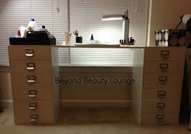Diy Nail Polish Desk Table With Michael S Melmer Beyond Beauty Lounge Room Storage Diy Craft Storage Diy Diy Nail Polish