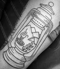 It also feels elegant and vibrant, even though there are no particular colors painted. Traditional Oil Lamp Tattoo See More On Download Wallpaper K Pop Hd