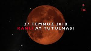 Yaklaşan ay tutulması, 2021'in ilk tam ay tutulması olacak olan kanlı ay olarak da adlandırılıyor. 27 Temmuz 2018 Kanli Ay Tutulmasi Youtube