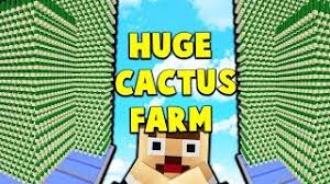 How underrated are cacti in minecraft? Monster Cactus Farm Skyblock Youtube