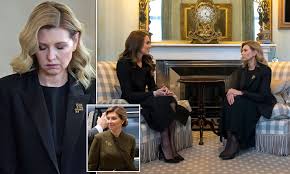 Olena Zelenska's subtle nod to Ukraine | Daily Mail Online