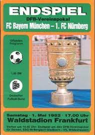 Liga regionalliga oberliga dfb pokal liga pokal super cup reg. 1982 Dfb Pokal Final Wikipedia