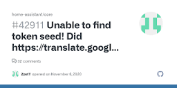 Unable to find token seed! Did https://translate.google.com change ...