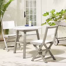 Mosaic Outdoor Bistro Table Folding Bistro Chair Set Sea Glass West Elm Bistro Table Outdoor Bistro Table Outdoor Dining Table Setting