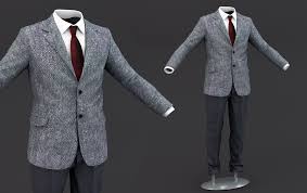 Suit Men 3d Model Clothing 3d Model Model Outfits Mens Suits Suits