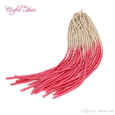 They are considered a protective style and can be any length or thickness; 2021 White Pink Ombre Mix Color Faux Locs Soft Braid In Bundles Dreadlocks Synthetic Braiding Crochet Braids Hair Marley Hair Extensions Jumbo From Useful Hair 5 23 Dhgate Com