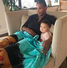 Serena williams holds her daughter alexis olympia ohanian jr. Serena Williams Still Hasn T Spent A Day Away From Her Daughter People Com
