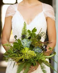 Unique Wedding Bouquets Without A Flower In Sight Unique Wedding Bouquet Green Wedding Bouquet Fern Wedding