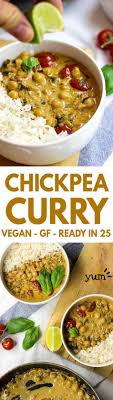 Vegan Chickpea Curry Recipe Ready In Just 25 Minutes Recipe Vegan Chickpea Curry Vegetarian Recipes Vegan Recipes