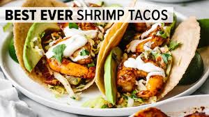 1 tsp ground cumin 1 tsp ground coriander Shrimp Tacos With Cilantro Lime Bacon Slaw Downshiftology