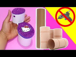 Quick view barbie® extra doll #1 in rainbow coat with pet poodle for kids 3 years old & upopens a popup. Taza De Bano Inodoro Para Munecas Barbie How To Make Miniature Toilet For Barbie Doll You Manualidades Para Munecas Manualidades Para Barbie Munecas Barbie