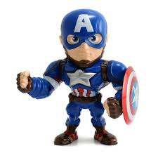 Civil war sets the stage for a… Captain America Civil War Metals Die Cast 4 Captain America Figure