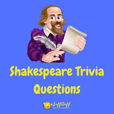 There are 5 othello quizzes and 60 othello trivia questions in this category. 20 Fun Free Shakespeare Trivia Questions And Answers