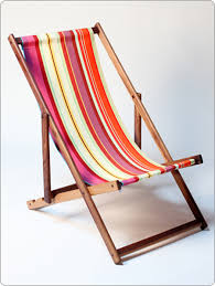 Love The Sherbet Stripes On This Beach Chair Outdoor Chairs Deck Chairs Striped Beach Chair