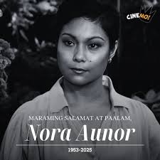 Lubos ang aming pasasalamat at pamamaalam sa nag-iisang Superstar at  Pambansang Alagad ng Sining, Nora Aunor. Ang iyong alaala at walang  kapantay na ambag sa pelikulang Pilipino ay mananatiling buhay. Isang  taimtim