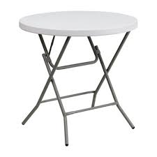 Offex Plastic 32 Circular Folding Table Round Folding Table Folding Table Flash Furniture