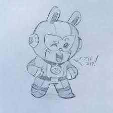 Lou Cony Max And Sally Nani Paper Drawing Brawlstars Star Art Paper Drawing Star Character