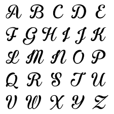 15% off custom vinyl lettering! 10 Best Fancy Letter Stencils Free Printable Printablee Com