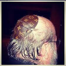 Louis Vuitton Patterned Yarmulke Louis Vuitton Weird And Wonderful Crazy Hair