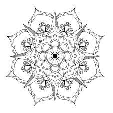 Flower mandala coloring pages are a joy to color for the young and old. Flower Mandala Coloring Page Adult Coloring Art Therapy Pdf Etsy