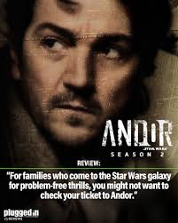 Andor has been called the first Star Wars entry for adults. And indeed, the  show's early feel seems to share as much with Blade Runner as it does with  the colorful world