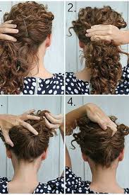 Use A Comb To Create An Easy French Twist Topped With A Sprig Of Curls 19 Naturally C Curly Hair Styles Naturally Curly Hair Styles Natural Curls Hairstyles