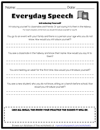 Check Out The Worksheet I Just Made Using Everyday Speech S Worksheet Creator Introducing Yourself Coping Skills Worksheets Writing Worksheets Social Skills