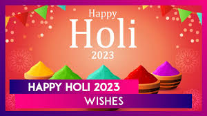 Happy Holi 2023 Greetings: WhatsApp Messages, Wishes & Images To Celebrate the Festival of Colours - YouTube